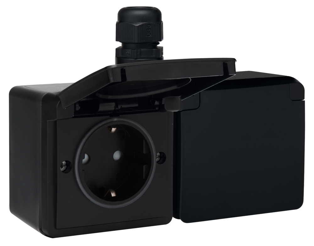 wandcontactdoos opbouw dubbel niko hydro