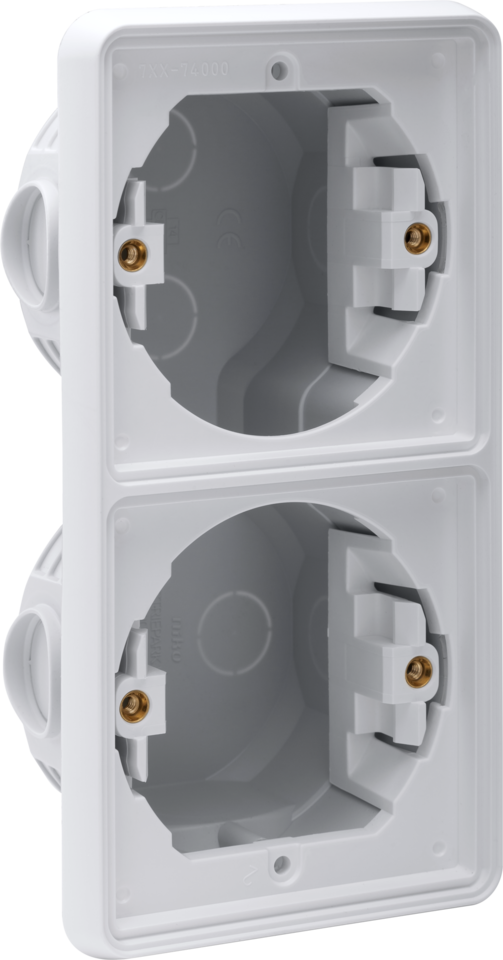 Inbouwkader Dubbel Niko Hydro - 700-74000 HYDRO GRIJS IP55