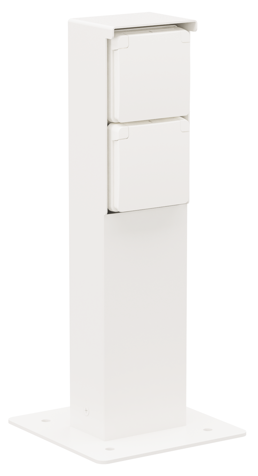 Tuinpaal Tweevoudig Niko Hydro - 701-36925 HYDRO WIT IP55