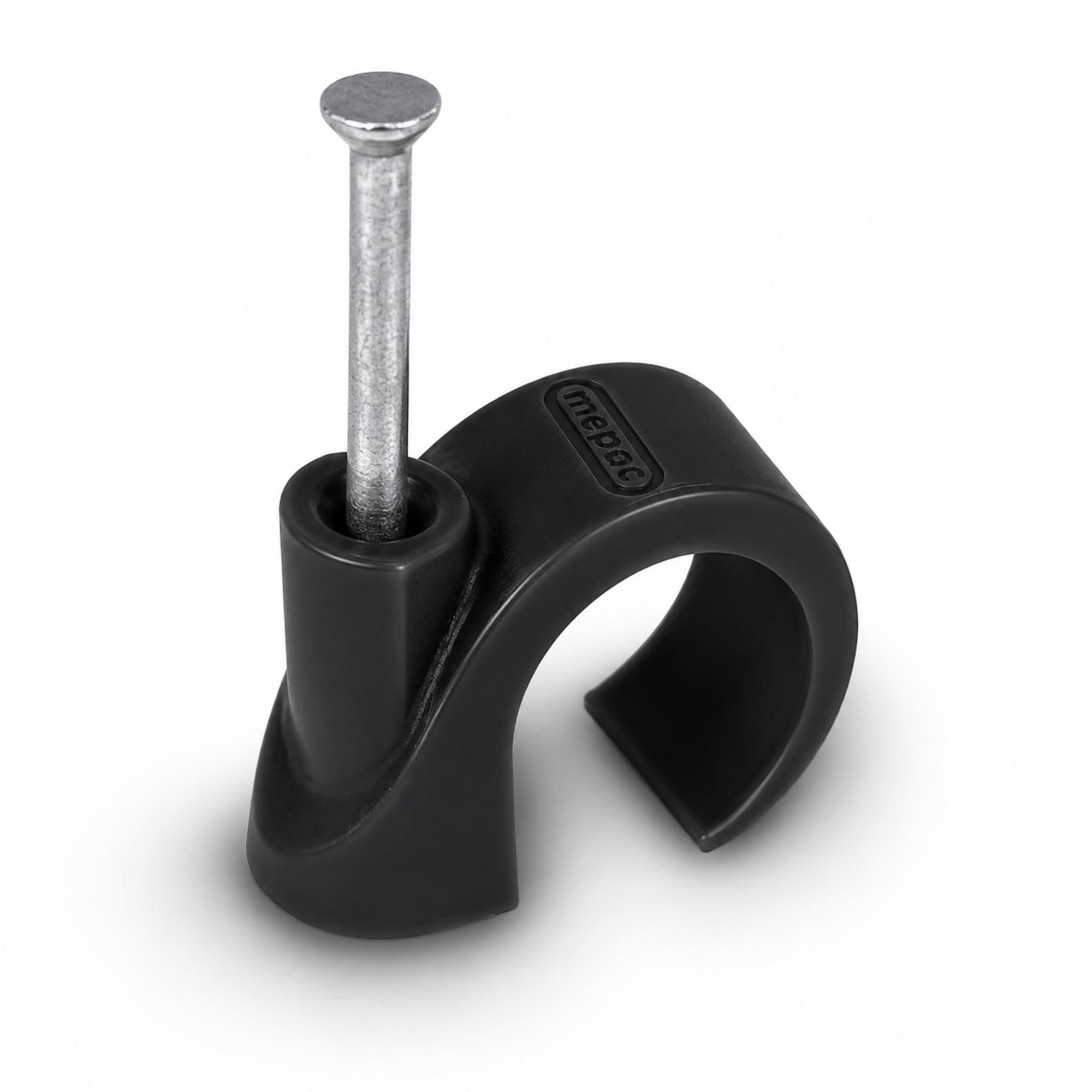 kabelclip rond kunststof mepac