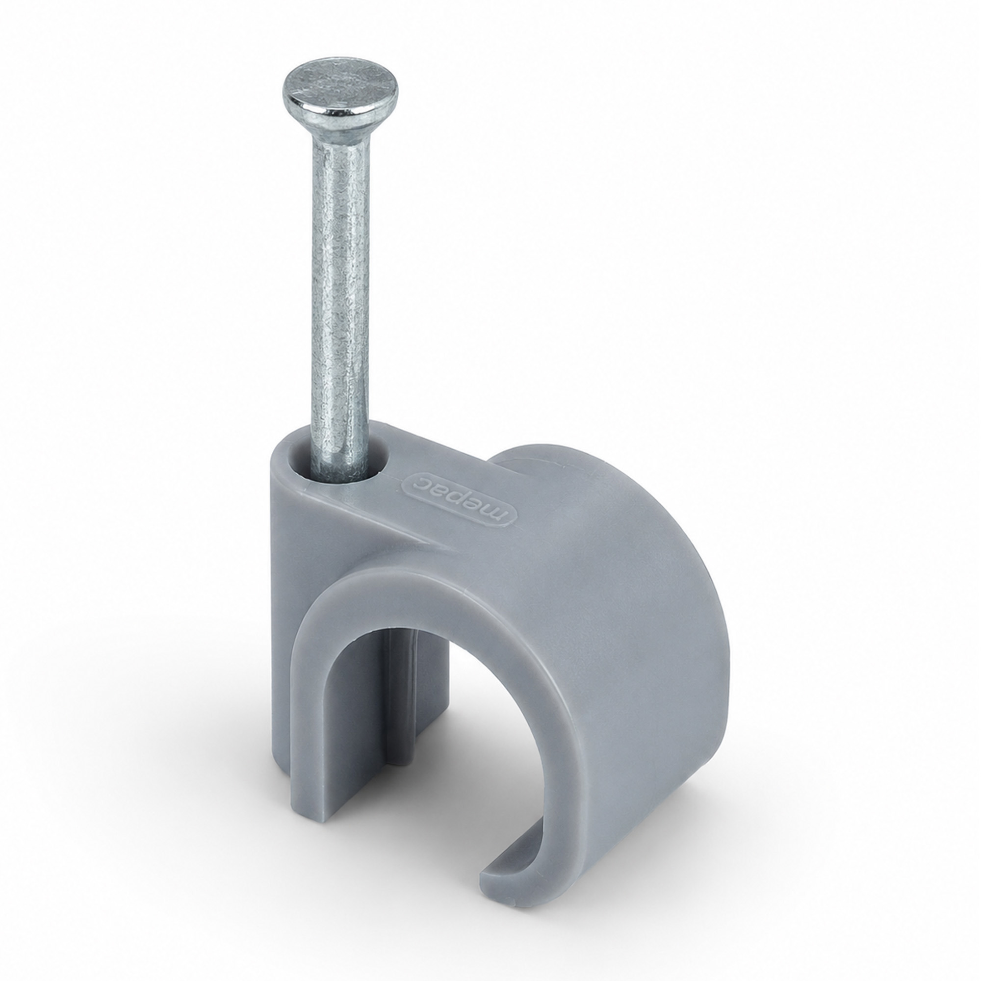 kabelclip rond kunststof mepac