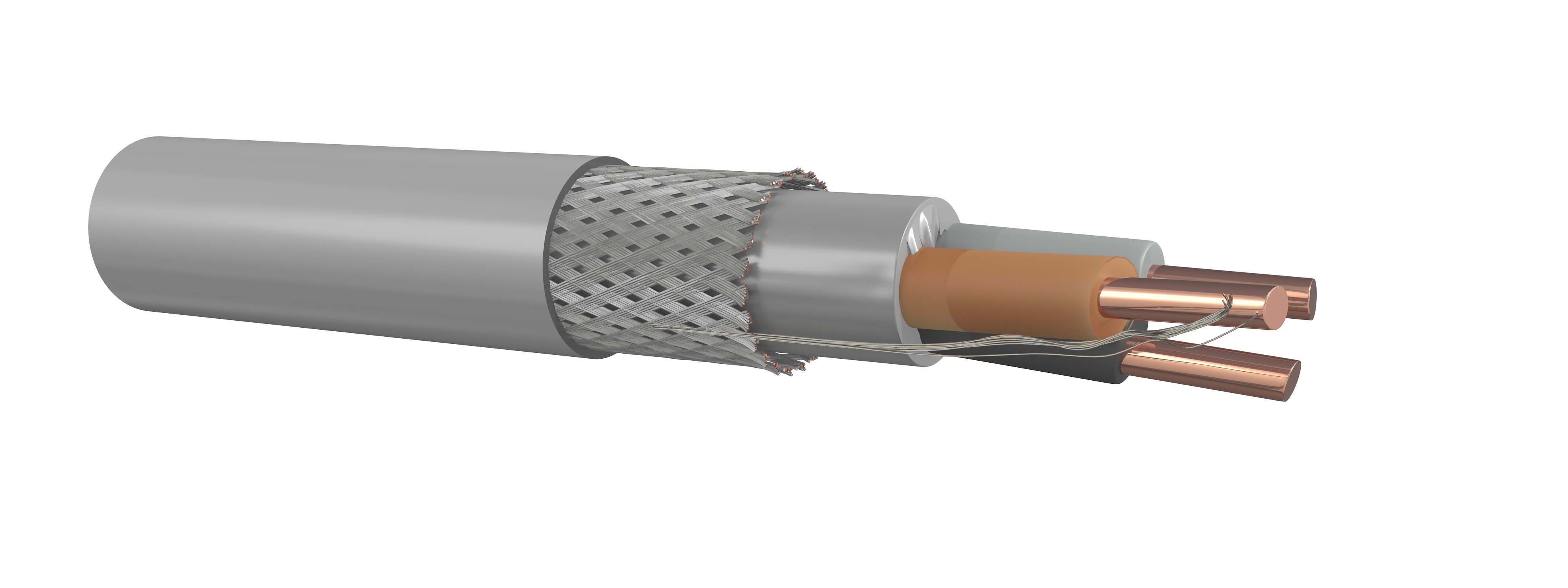 Elektriciteitsgrondkabel Xlpe Grijs - VO-YMVKAS 3X2.50MM2 100M
