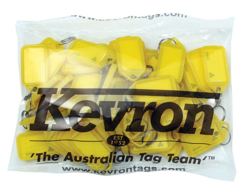 sleutellabel openklapbaar kunststof