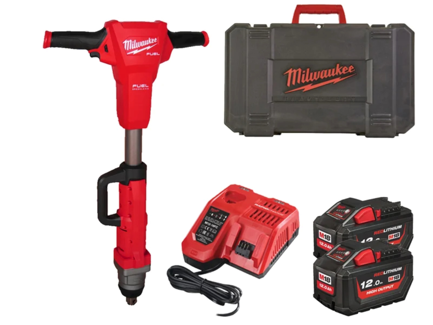 Accu Rail Slagmoersleutel Milwaukee - M18 FHIWF1R-122C