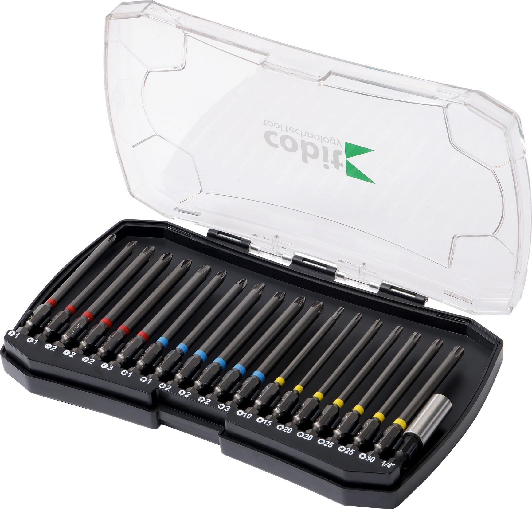 Schroefbitset Torsie Cobit - 20-DELIG PH/PZ/TX 90MM