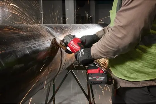 accu haakse slijper milwaukee 125mm-5