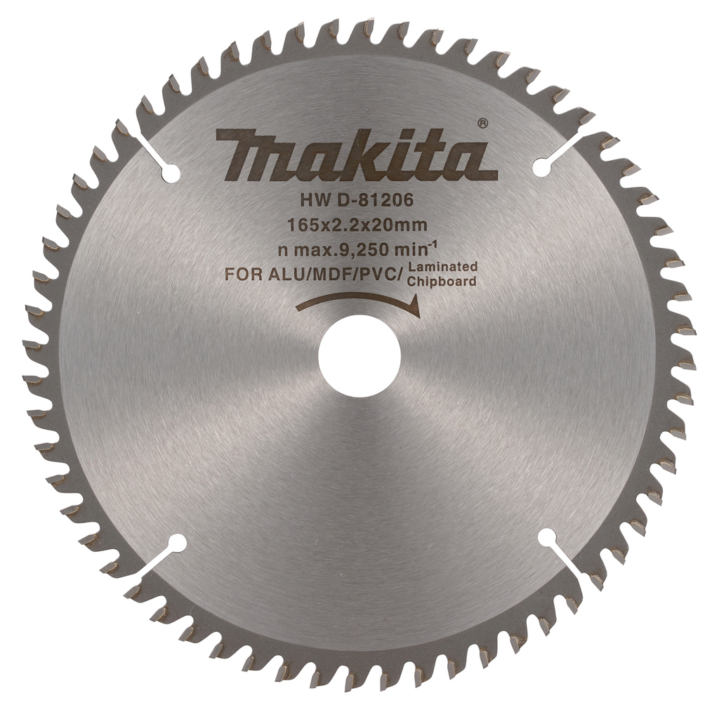Cirkelzaagblad Hm Makita - 165X2.2X20MM 60T TCG