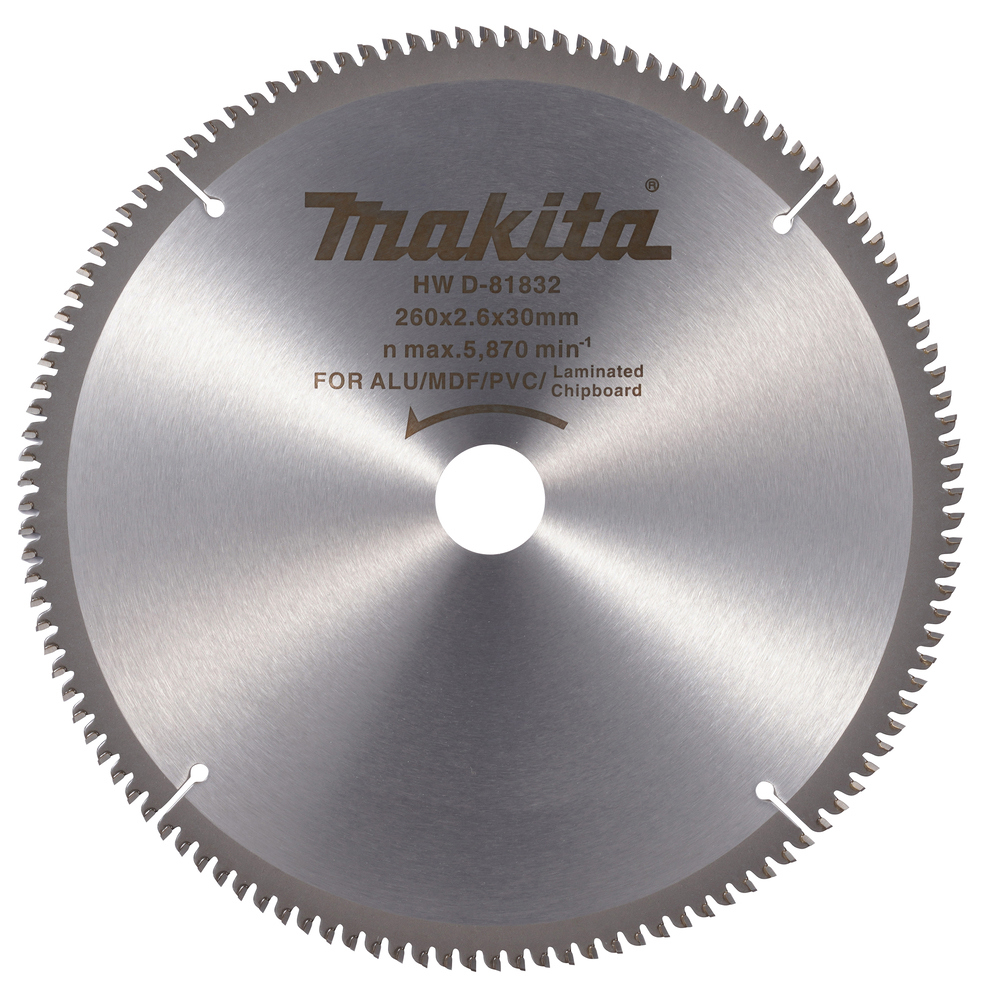Cirkelzaagblad Hm Makita - 260X2.6X30MM 120T TCG