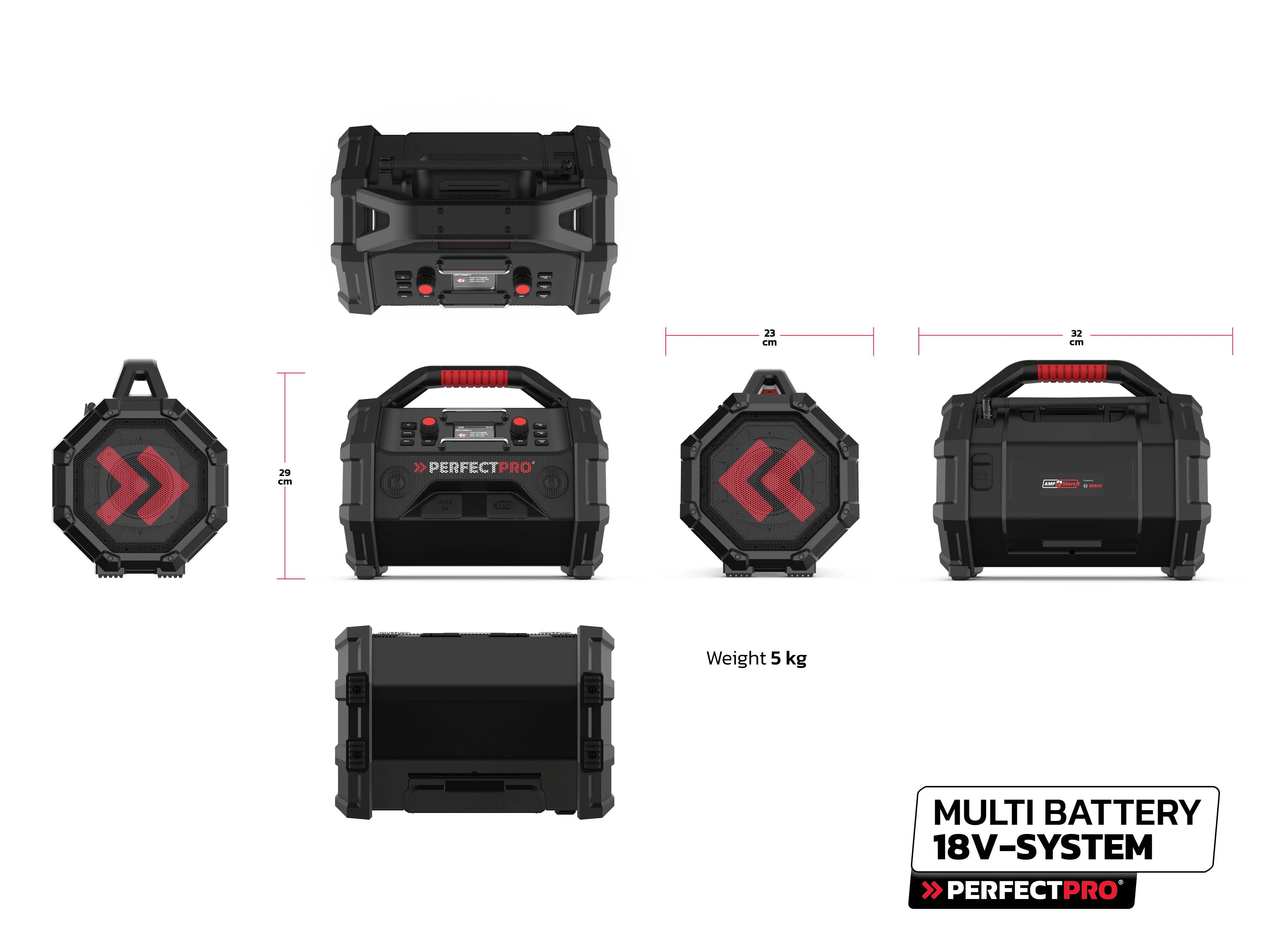 radio multi-battery perfectpro-13