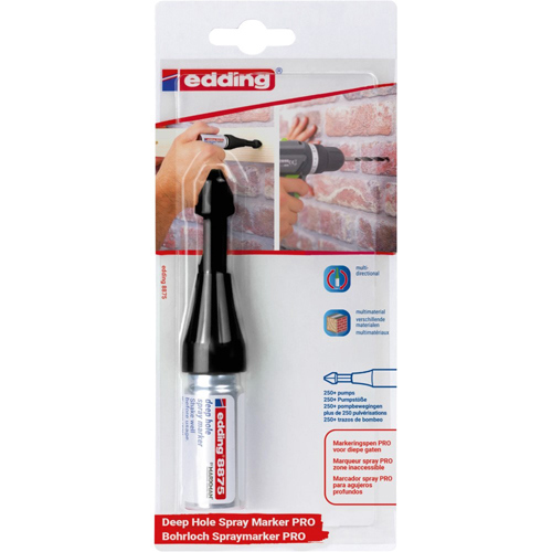 Markeerspray Diepgat Edding - ZWART 8875
