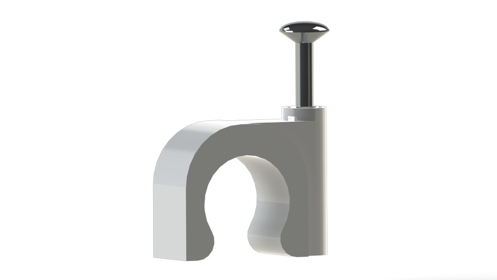 Kabelclip Rond Kunststof Jsl - 6MM WIT
