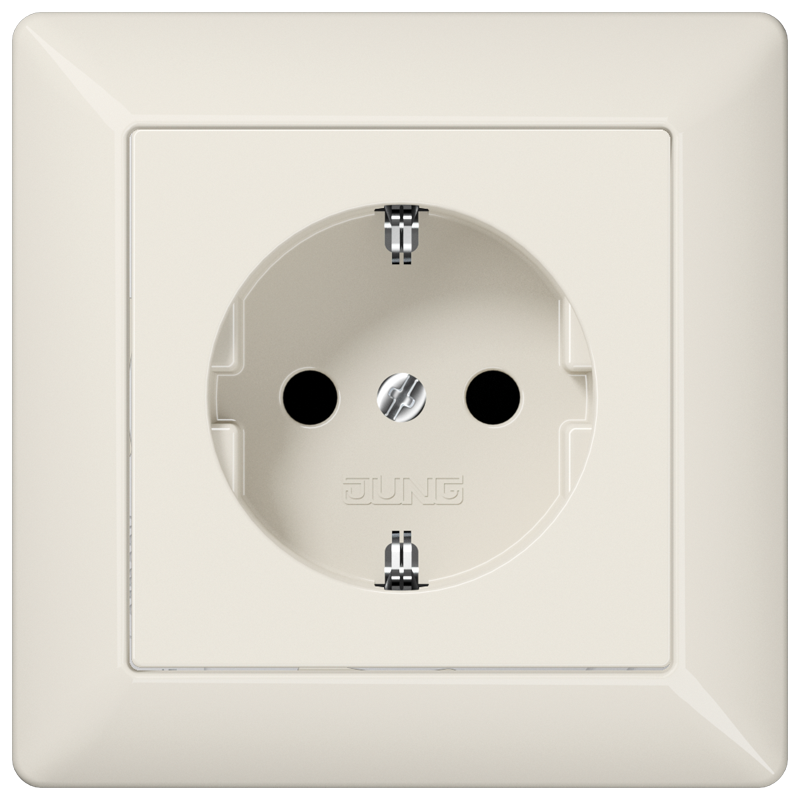 wandcontactdoos inbouw enkel jung