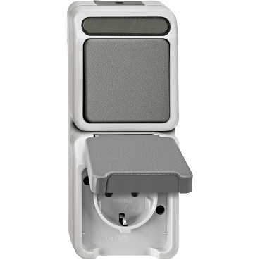 contactdoos+schakel wissel opb. aquastar