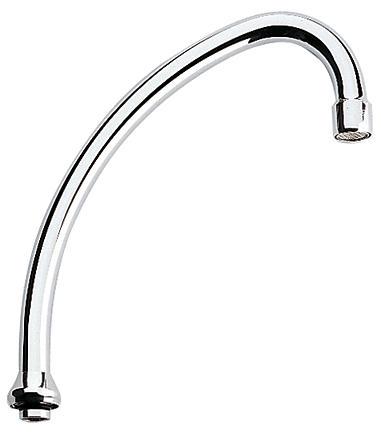 bovenuitloop draaibaar chroom grohe