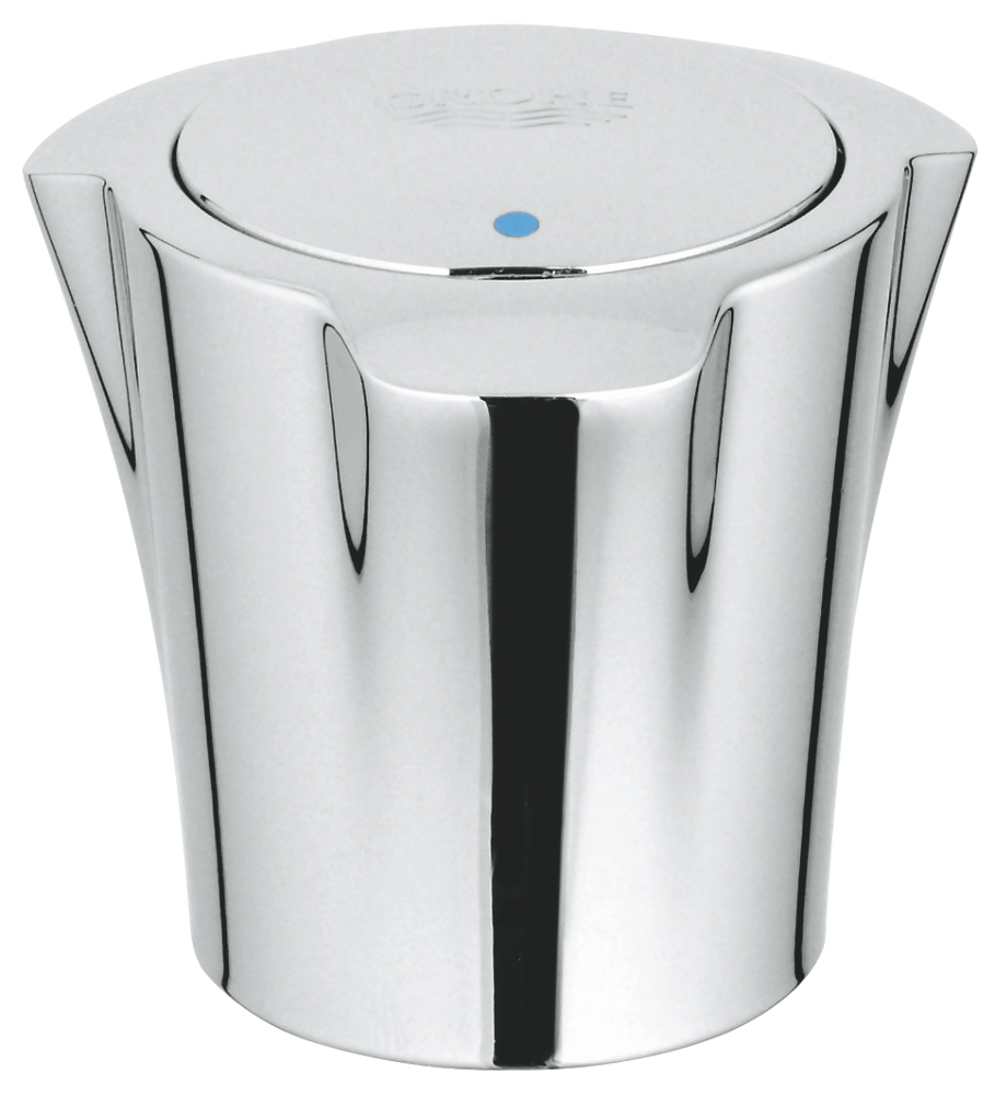 kraanknop chroom warm/koud grohe