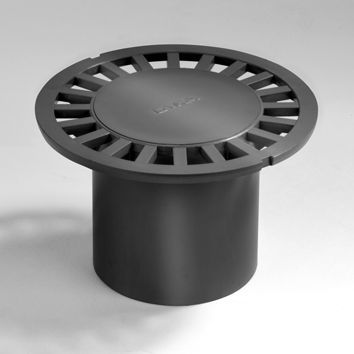 Putrooster Pvc Grijs - Ø135MM