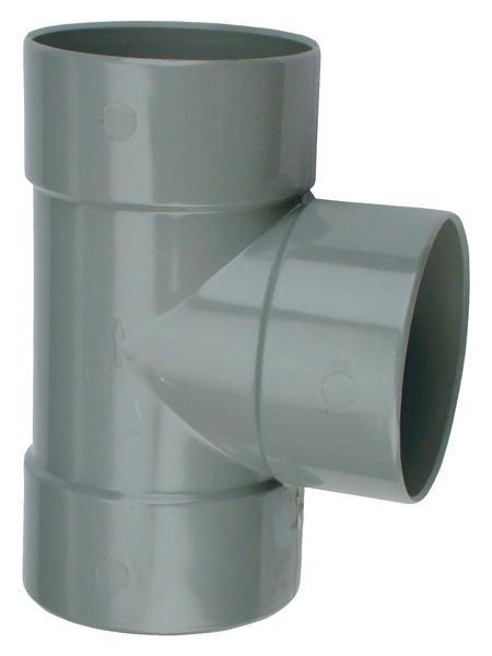 T-stuk pvc grijs wavin