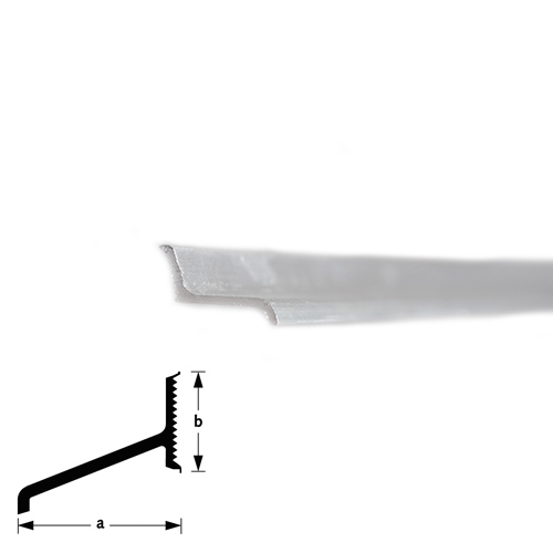 lekdorpelprofiel aluminium brute