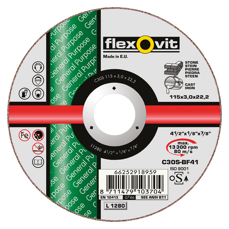doorslijpschijf steen flexovit-3
