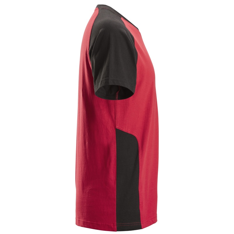 T-shirt classic tweekleurig snickers-5