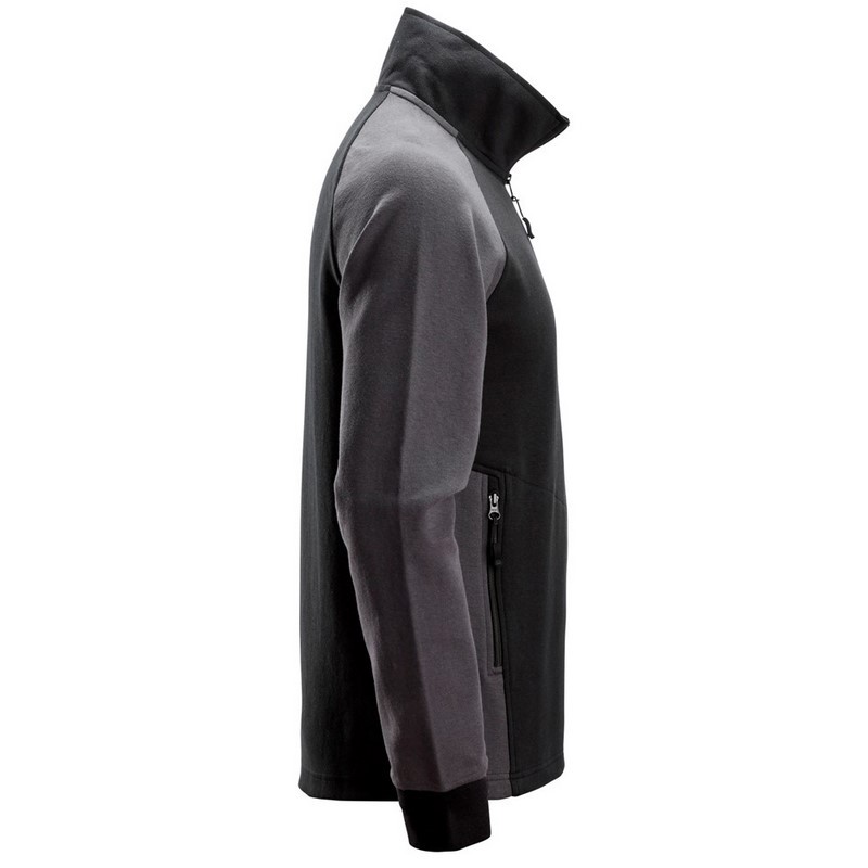 sweatshirt 1/2 zip tweekleurig snickers-5