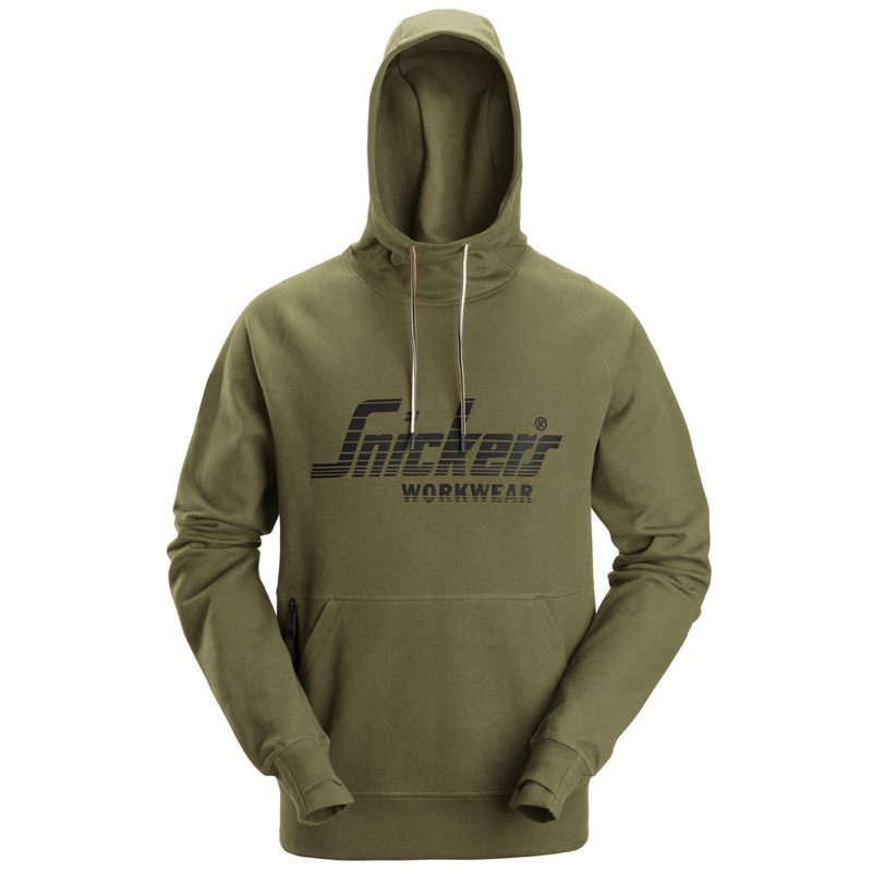 sweatshirt logo hoodie snickers