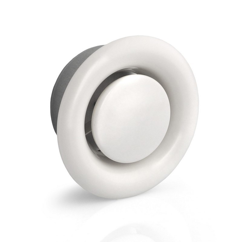 luchtventiel kunststof wit