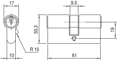 profielcilinder heel nemef-3