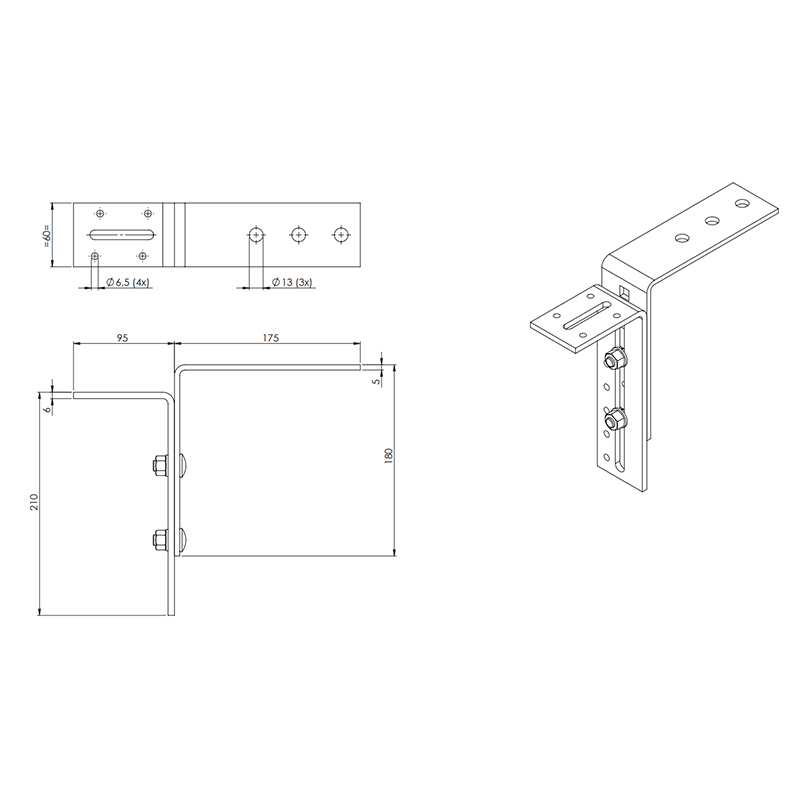 kozijnstelbeugel sv-3