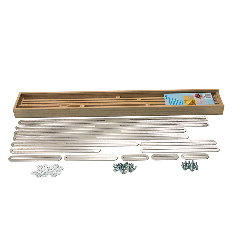 Hoeksjabloon Aluminium Hedue - 13-DELIG