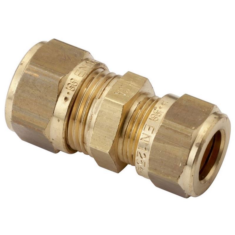 knel verloopkoppeling messing