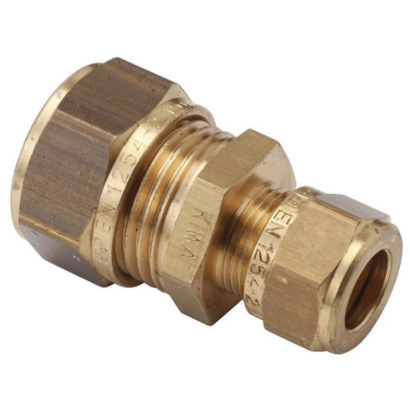 knel verloopkoppeling messing