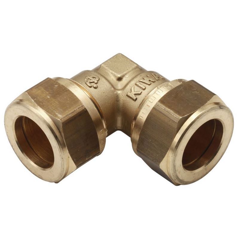 knel kniekoppeling messing