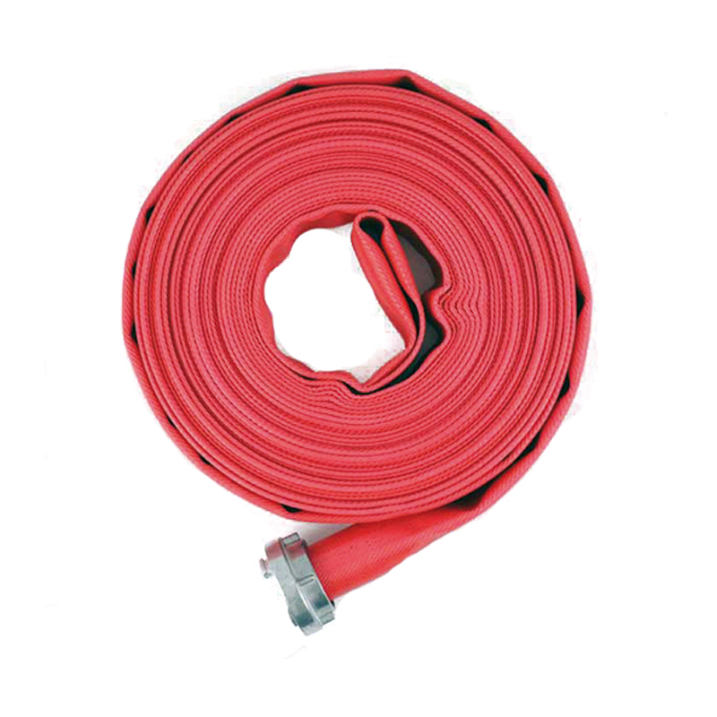 waterslang plat polyester rood-3