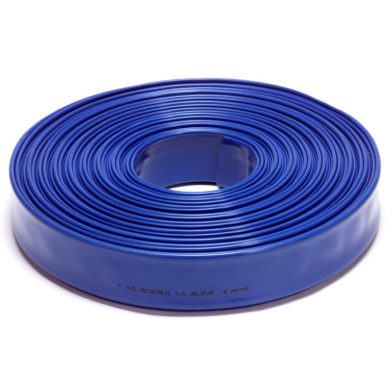 waterslang plat pvc blauw-3