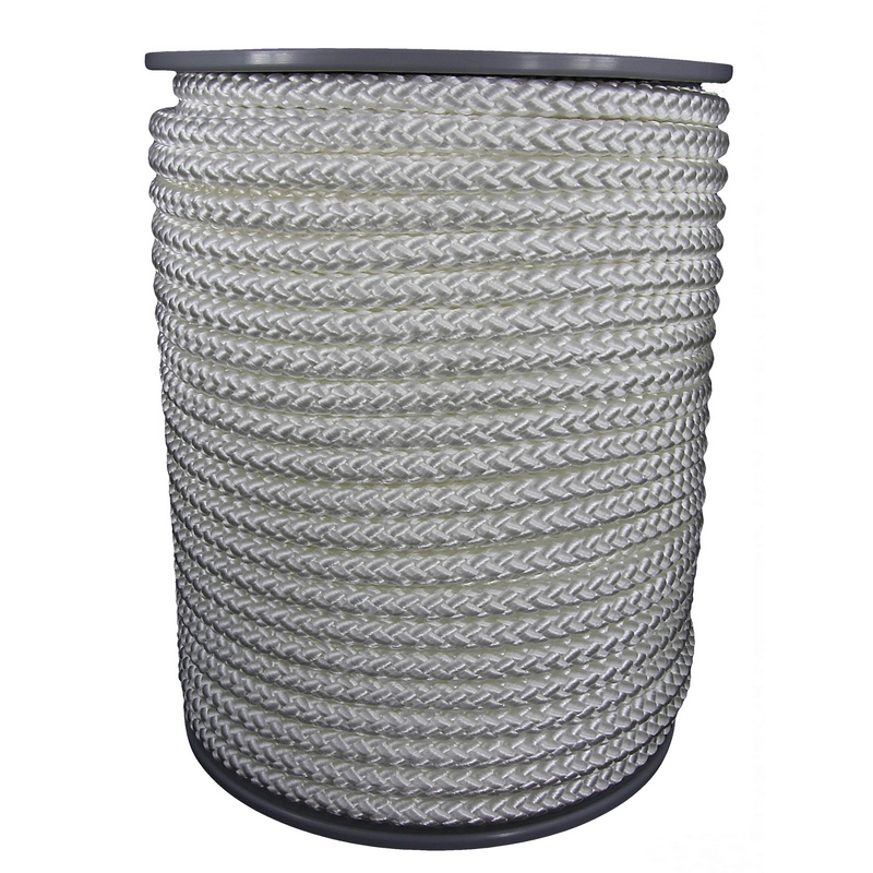 Koord Gevlochten Nylon - 12MM 100M WIT