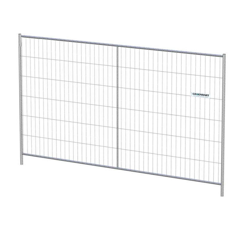 Bouwhek Met Tussenstijl Staal Verzinkt - M 90  347X200CM