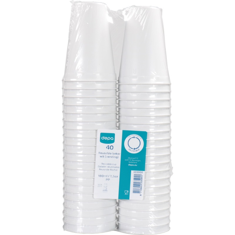 drinkbekers herbruikbaar pp wit-5