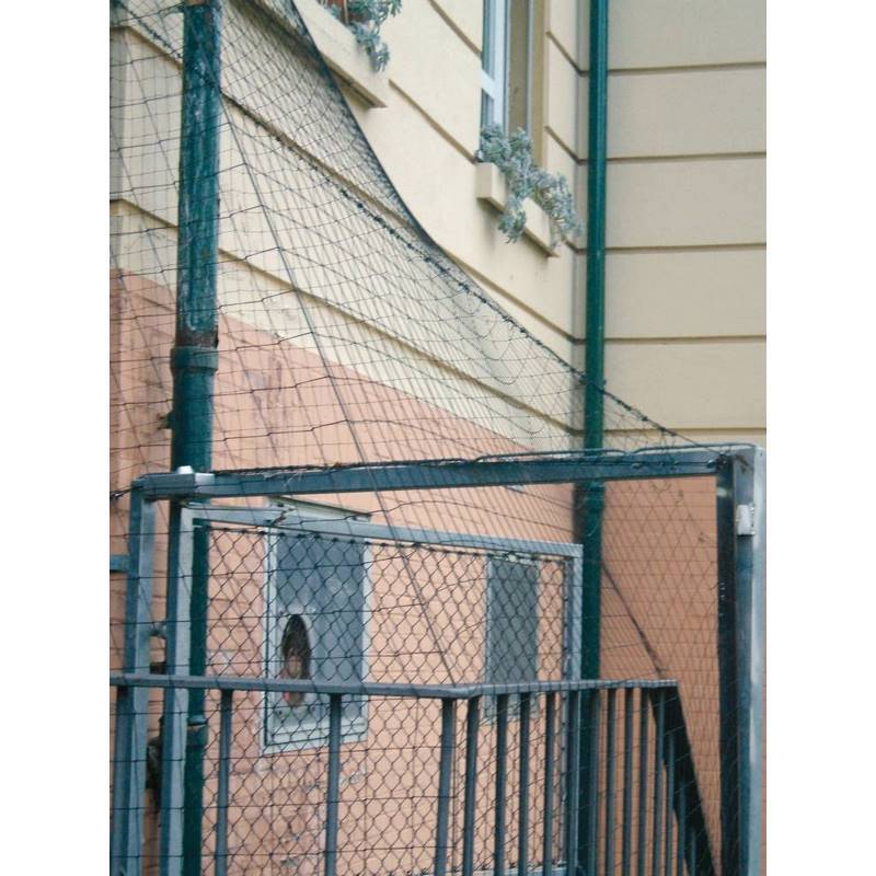 Duivennet - 5X5M ZWART