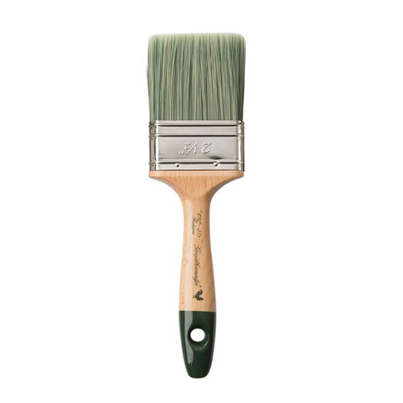 kwast plat acryl/alkyd goudhaantje