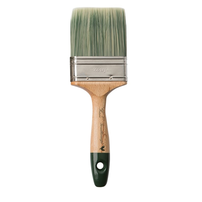 kwast plat acryl/alkyd goudhaantje