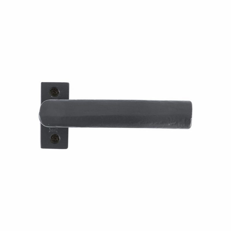 deurkruk verouderd ijzer zwart