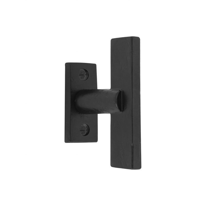 deurkruk verouderd ijzer zwart