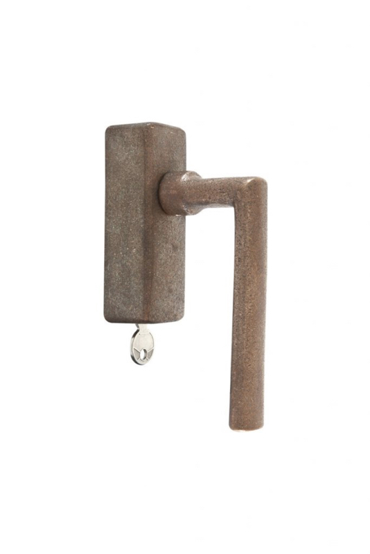 draaikiepkruk ruw brons