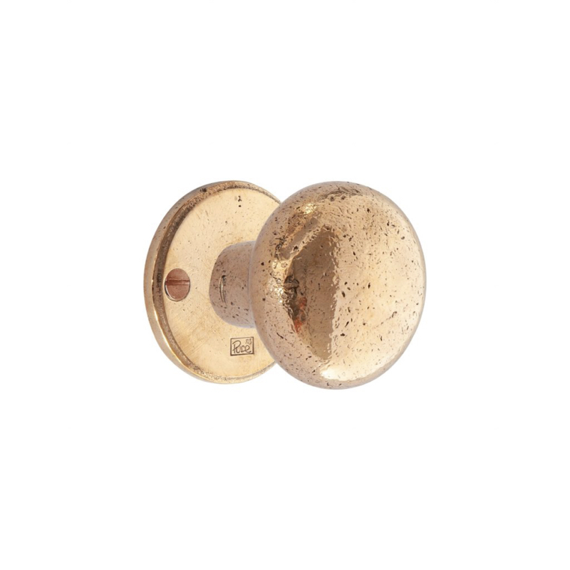 knopkruk ruw brons gepolijst