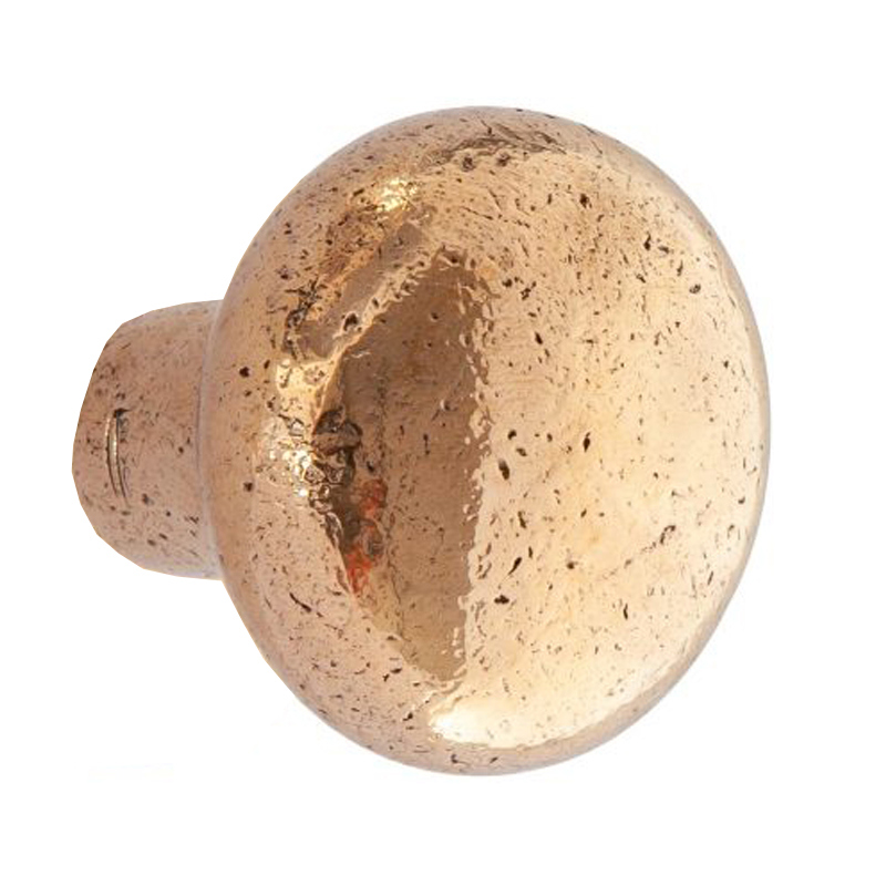 knopkruk ruw brons gepolijst