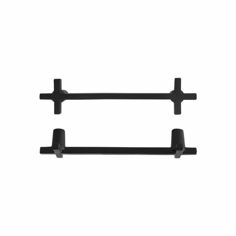 meubelgreep verouderd ijzer zwart