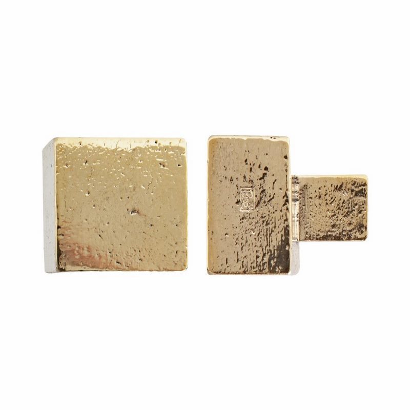 meubelknop ruw brons gepolijst