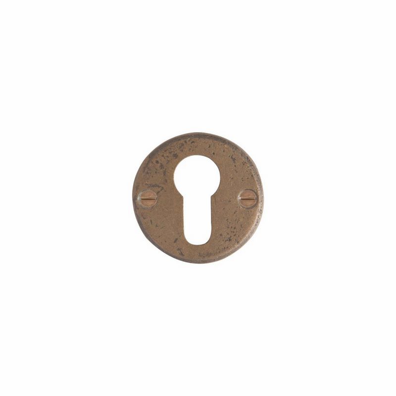 profielcilinderrozet ruw brons