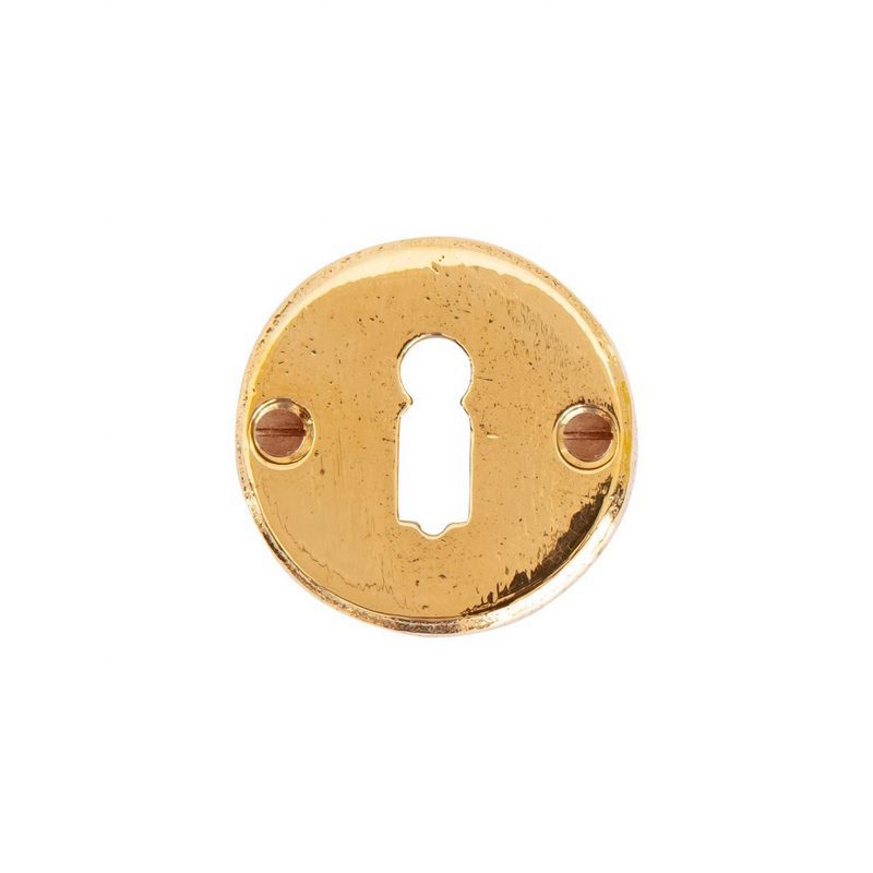 sleutelgatrozet ruw brons gepolijst